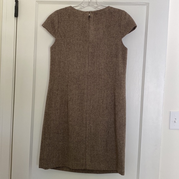 Vera Wang wool herringbone dress - Picture 3 of 3